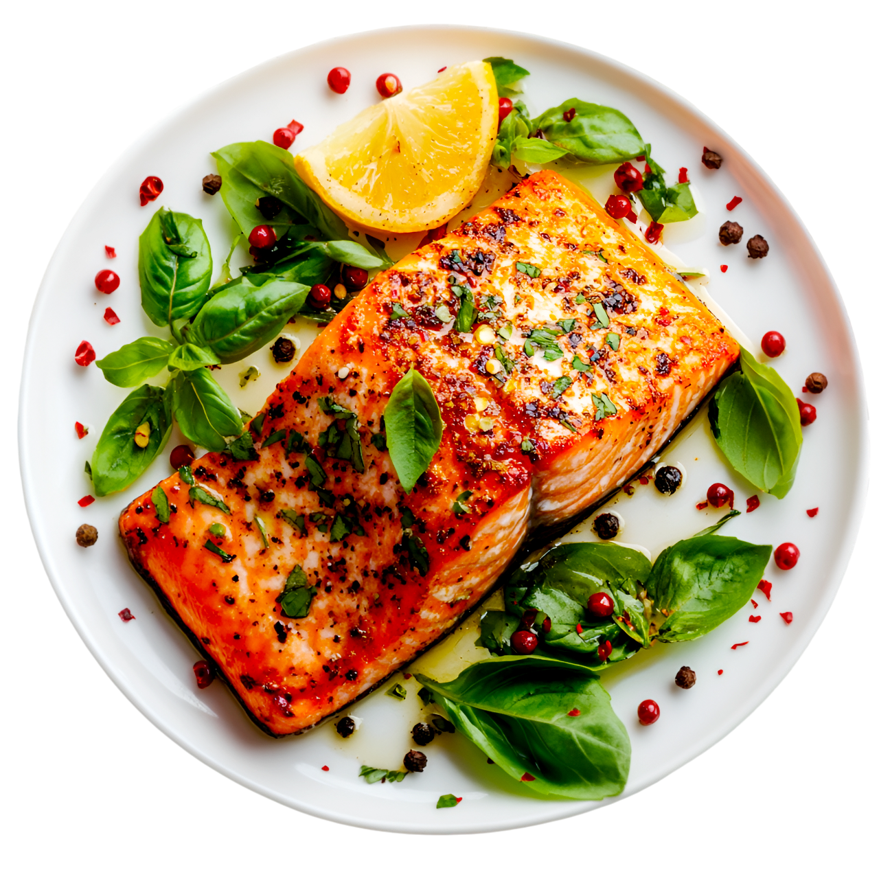 Pavé de saumon grillé